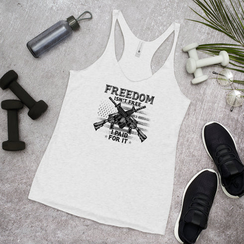 Freedom Isn't Free, I Paid For It Women's Tank Top - Mainstream Freedom